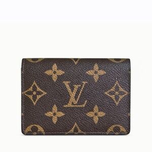 Louis Vuitton Monogram Envelope Cartes De Visit Business Card Holder / Card Case